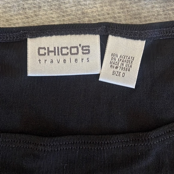 Chic column dress, Chico's Travelers size 0 (4/6) - Picture 5 of 6